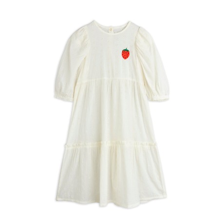 Strawberry schiffli woven dress