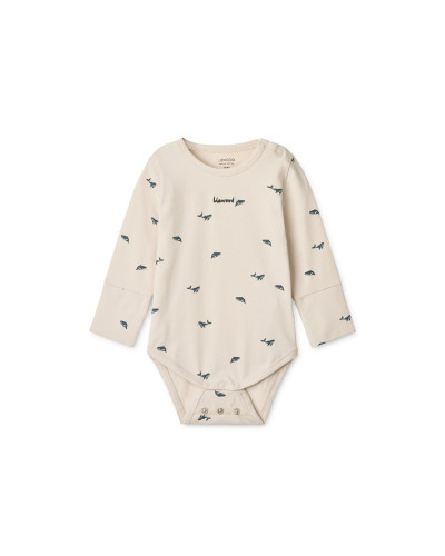 Yanni body long sleeve 2-pack - mini whale