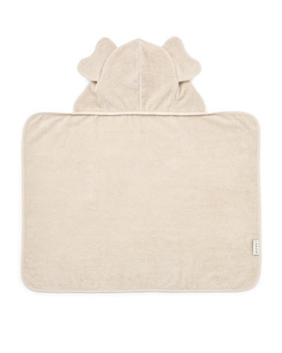 Vilas Hooded Elephant Baby Towel - Sandy