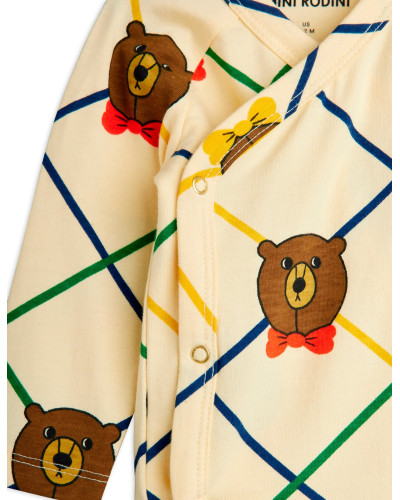 Bear check newborn baby set