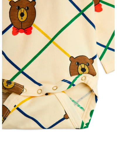 Bear check newborn baby set