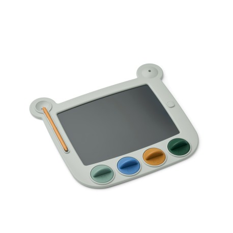 Venzora drawing board with stamps - dove blue