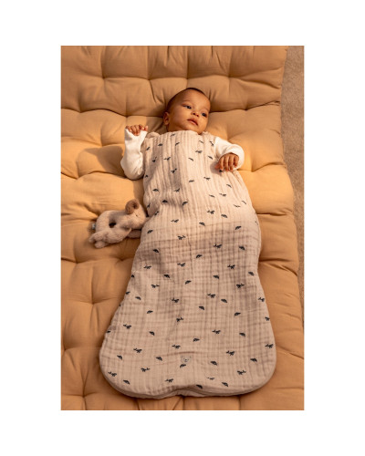 Romain baby elephant rattle - mist