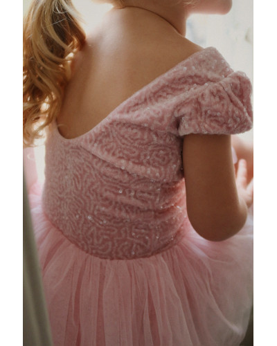 Ballerina dress - ash rose