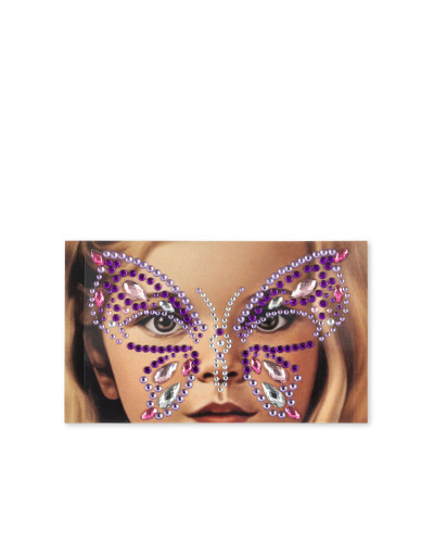 Butterfly Face jewels - purple