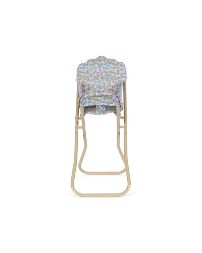 Doll high chair - Fleur rosier