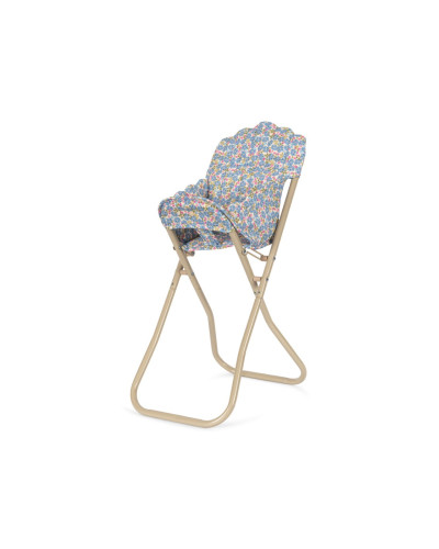 Doll high chair - Fleur rosier