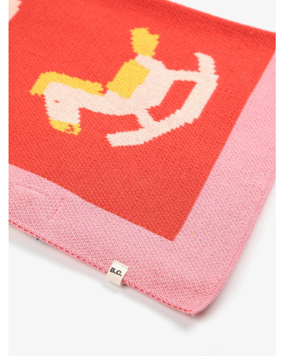 Rocking horse knit gift set
