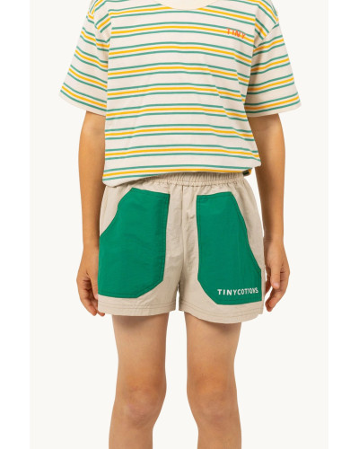 Color block shorts