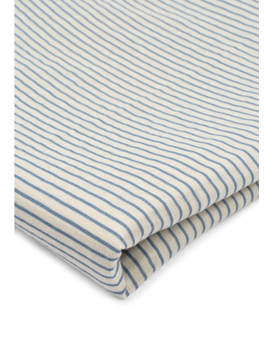 Big Muslin Swaddle - Stripe blue
