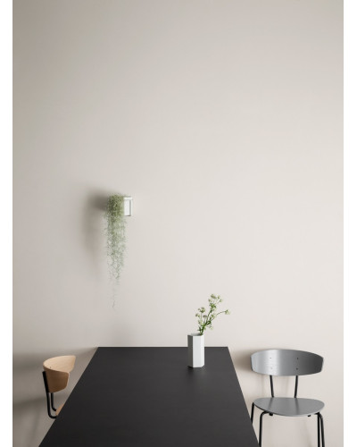 Hexagon pot light grey - large