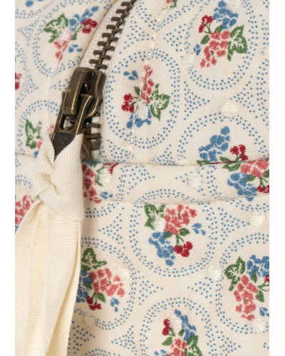 Small quilted toiletry bag - Verona blues