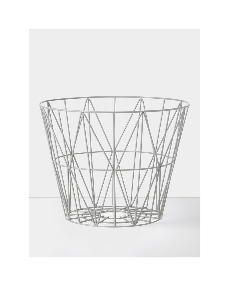 Wire Basket Black - light grey