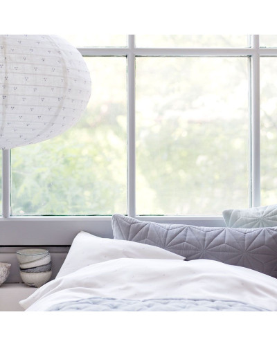 Ellipse lamp - navy dots