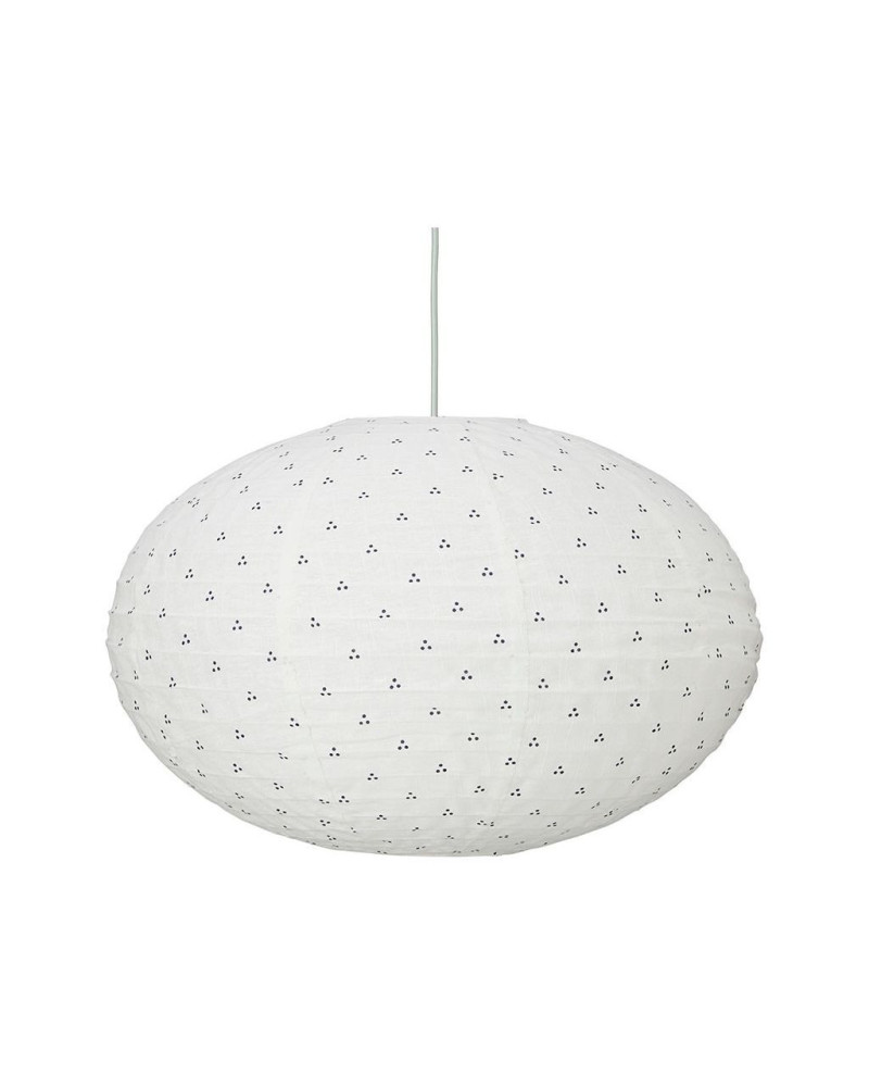 Ellipse lamp - navy dots