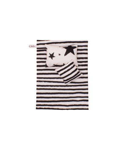 Kids bedding black stars