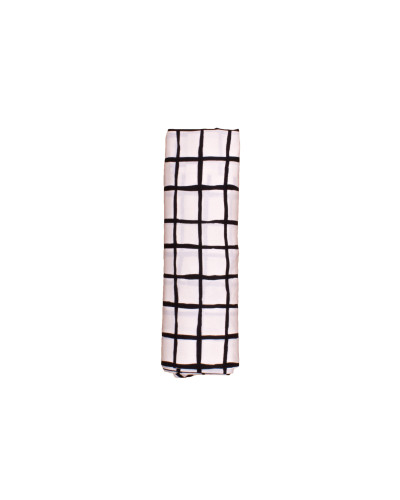 Kids bedsheet black grid