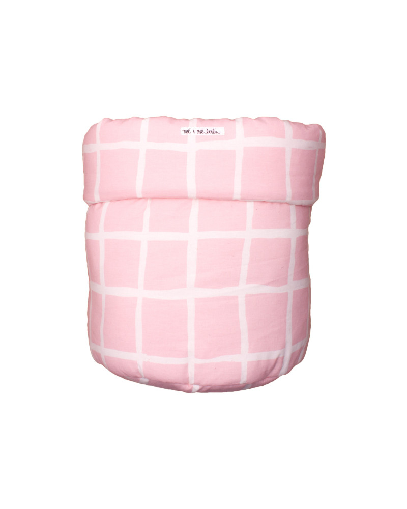 Storage basket M rose grid