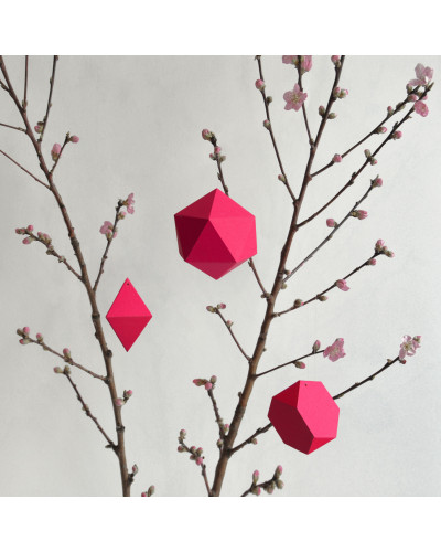 Paper Jewelry silver set of 3