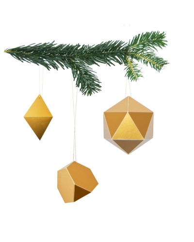 Paper Jewelry silver set of 3