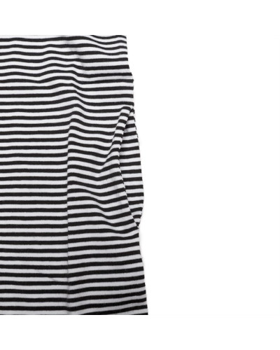Tee dress B/W striped