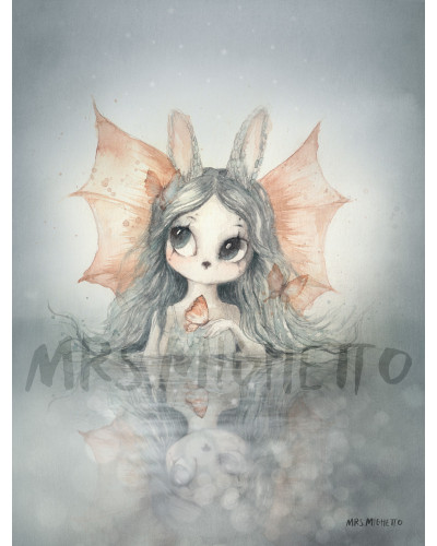 Mrs. Mighetto 2 pack  "Miss Bianca" and "Swan boat"print
