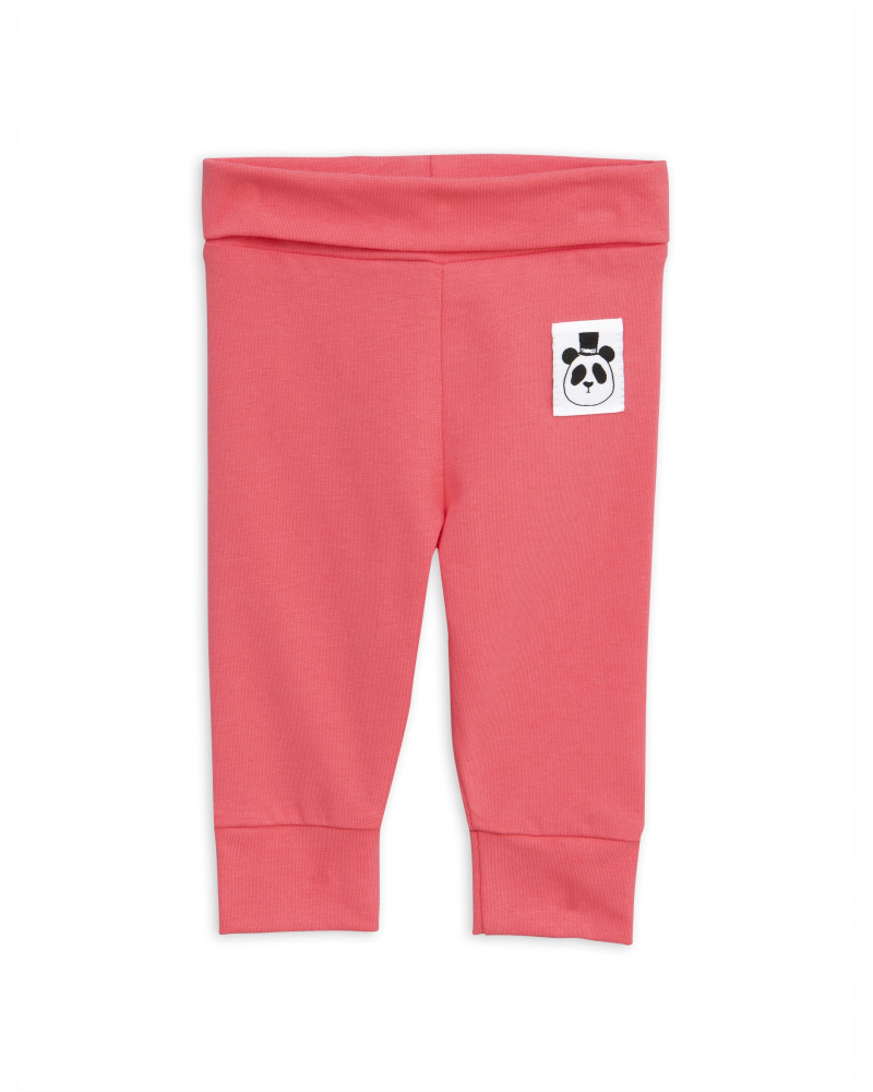 Basic newborn leggings - pink