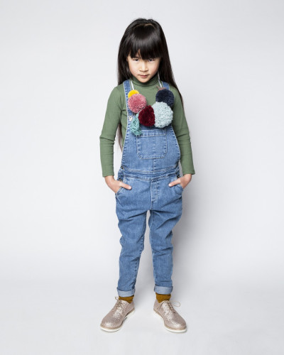 Denim dungarees
