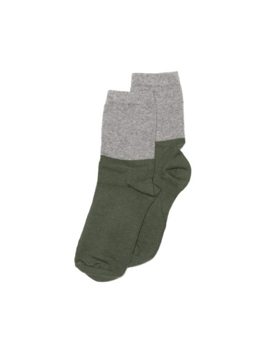 Socks- grey/duck green