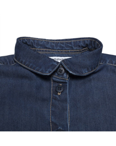 Long sleeved shirt denim dress