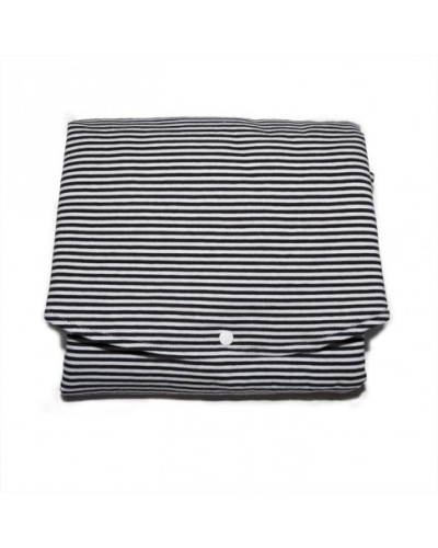 Changing mat - black/white stripes