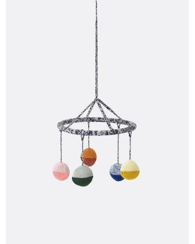 Ball Knitted Hanging Mobile