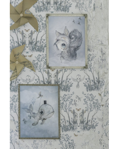 Mrs. Mighetto 2-PACK 18X24 TINY TOFFLE/DEAR WHALIE