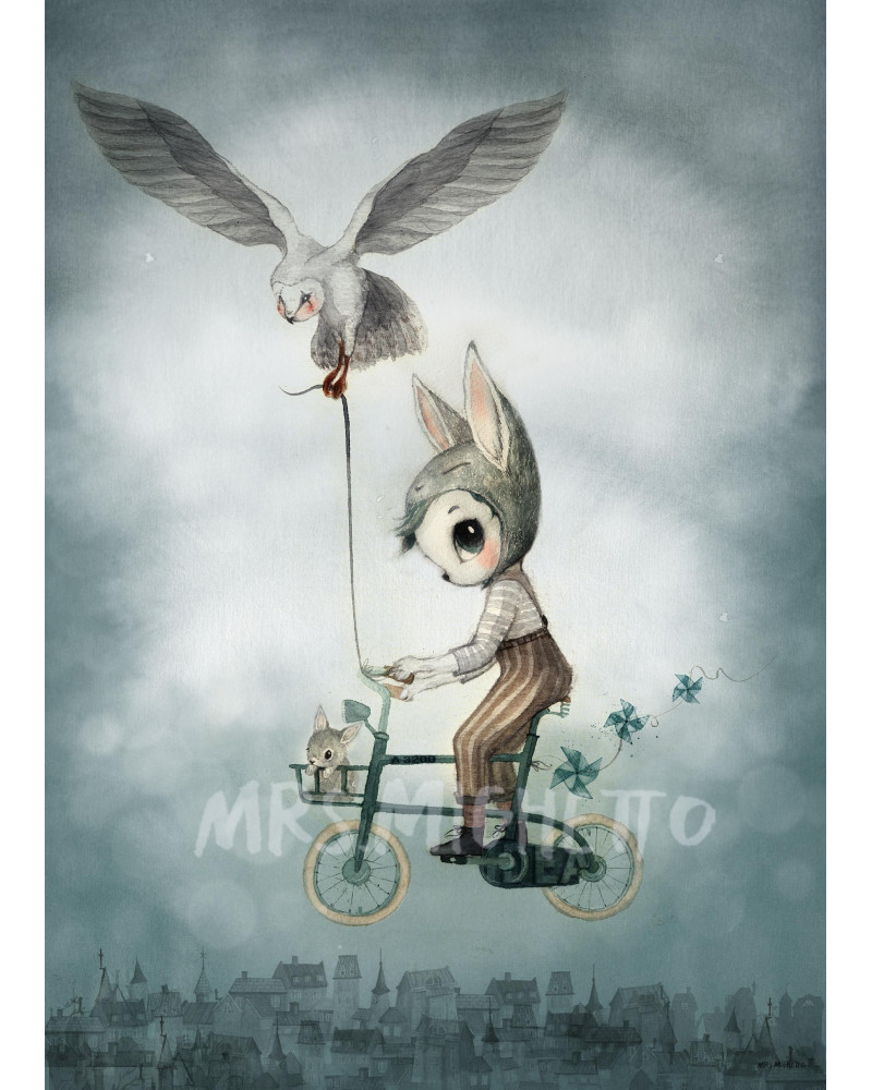 Mrs. Mighetto 50X70" MR SIMON" print