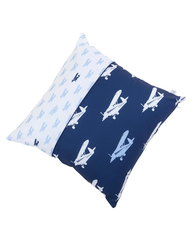 Small cushion - lozenge mint & beige